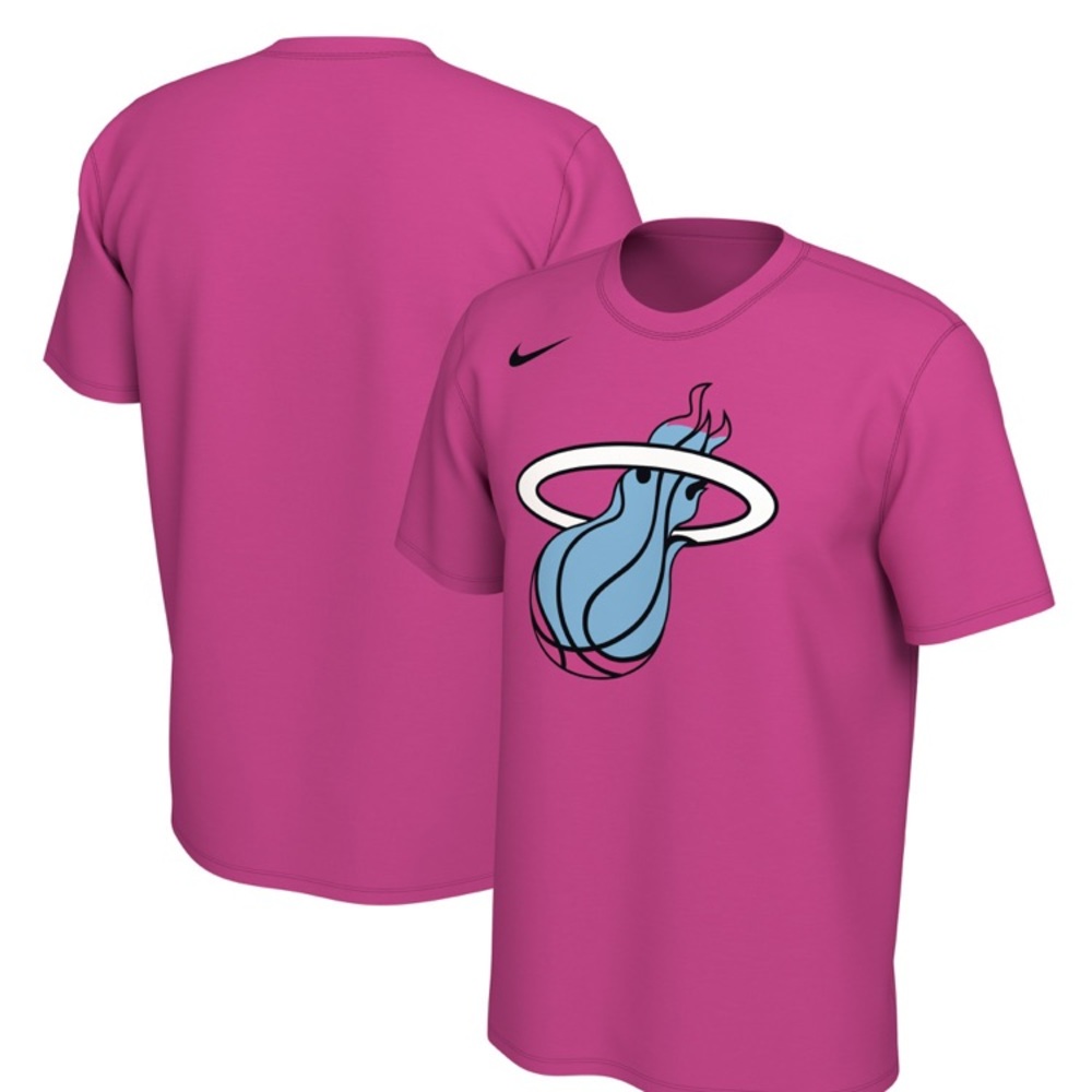 Men’s Miami Heat Nike Earned Edition Logo Legend T